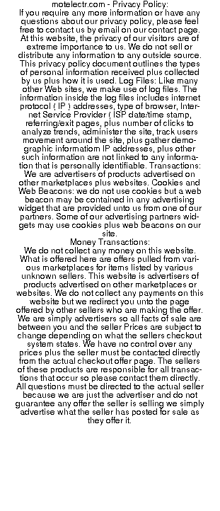 motelectr privacy