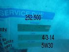 620-00834 783457 Venture Windshield Wiper Mtr Fits 97-05