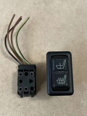 61311381208 Bmw E30 Heated Seat Switch W Harness - R17s2b4