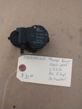 Bmw 69354419 076501991205 2002-2005 Range Rover L322 Ac Flap Actuator/motor