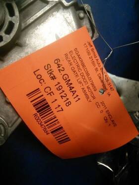 642.gm4a11 Buick Enclave 2011 Electric Door Motor 347684