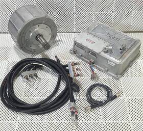 Danfoss Spm250-130-3 Uqm Ev Motor Transmission With Pp Hd-250 Controller Pp950t