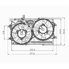 Fo3115143 Multiple Manufacturers Replacement Fits Ford Focus Radiator Cooling Fan Assembly