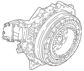 Kia 36500-3d920 Genuine Motor Assembly