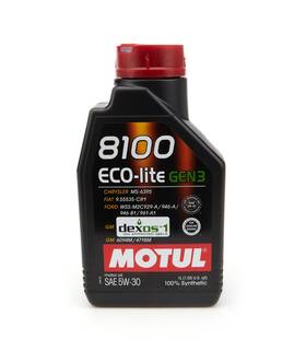 Mtl111361 Motul Usa 8100 Eco-lite Gen3 5w30 1 Liter-