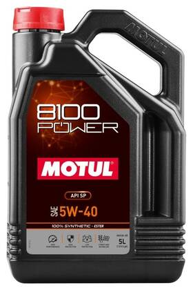Mtl111809 Motul Usa 8100 Power 5w40 5 Liter Bottle-