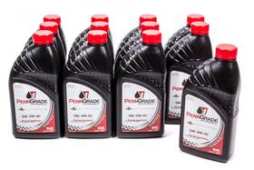 71446 Penngrade Motor Oil 10w40 Racing Cs/12 Quart Partial Synthetic