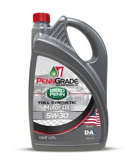 Penngrade Motor Oil 71710-4 5w30 Sae Full Synthetic Case 4x5 Quart Bottle