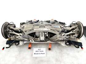 1420162-00-a Tesla 21-23 Oem Model S Performance Rear Drive Unit Motor Brake With Subframe