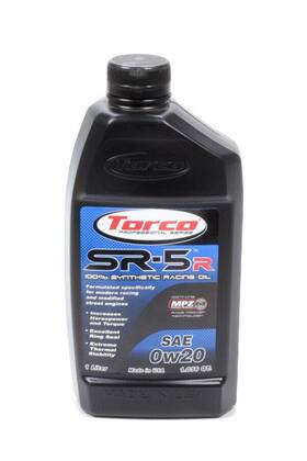 A150020ce Torco - Sr-5r Synthetic Racing Oil 0w20 1-liter Bottle