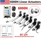 Dc 12V Linear Actuator 1320LBS W/ Remote Controller Electric Motor 6000N Lift Ig. Fixed Price $89.99.