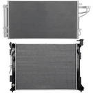 Aluminum Radiator & Ac Condenser Cooling Kit For 2016 Kia Optima 4-DOOR 2.4L. Fixed Price $142.47.