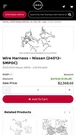 2023 - 2025 Nissan Ariya Engine Motor Wire Wiring Harness Oem 240125MP0C. Fixed Price $1600.00.