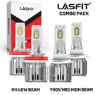 Lasfit H11 9005 Led Headlight Bulb Bright Conversion Kit 100W 10000LM Cool White. Fixed Price $69.99.