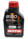 Motul 1L 8100 Eco-lite GEN3 5W30 Engine Motor Oil. Fixed Price $132.81.