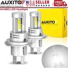 Auxito 2X H4 Led Headlight Bulb 6500K Cool White Hi/ Low Beam Replace Halogen M6. Fixed Price $33.24.