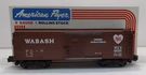 American Flyer 6-48305 Gauge Wabash Boxcar #48305 Ln/box. Fixed Price $10.00.