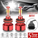 H11 4SIDE Led Headlight Kit High Low Beam Bulb Super Bright 6500K White 660000LM. Fixed Price $12.99.