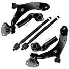 Front Lower Control Arms Inner Outer Tie Rod Links For Mazda 3 2010 2011 2012. Fixed Price $80.74.