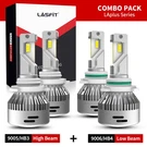 Lasfit 9005 9006 Led Headlight Bulb High Low Beam Combo Kit 6000K 6000LM Bright. Fixed Price $109.99.